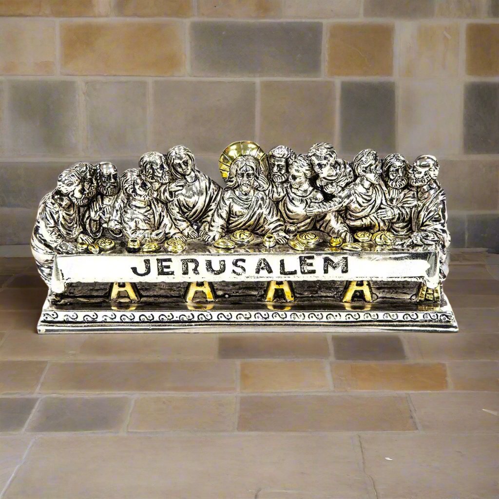 Jerusalem Last Supper Silver Statue